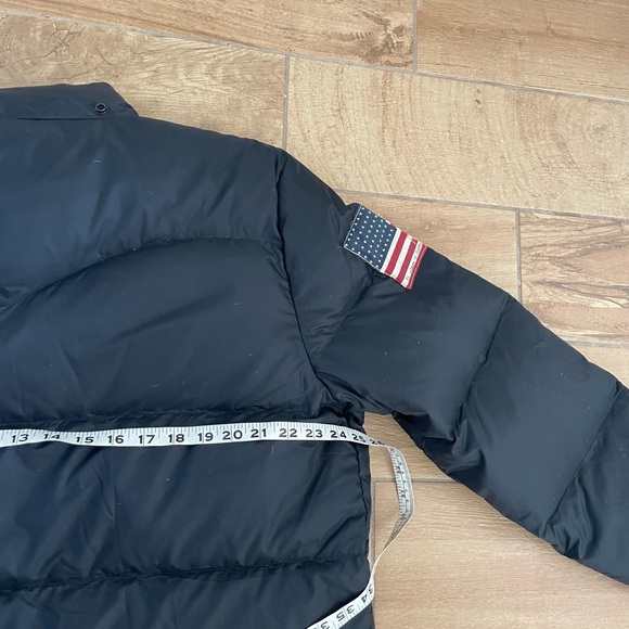 NWT Vintage Ralph Lauren Denim & Supply puffer bomer jacket in black XL - Picture 12 of 13
